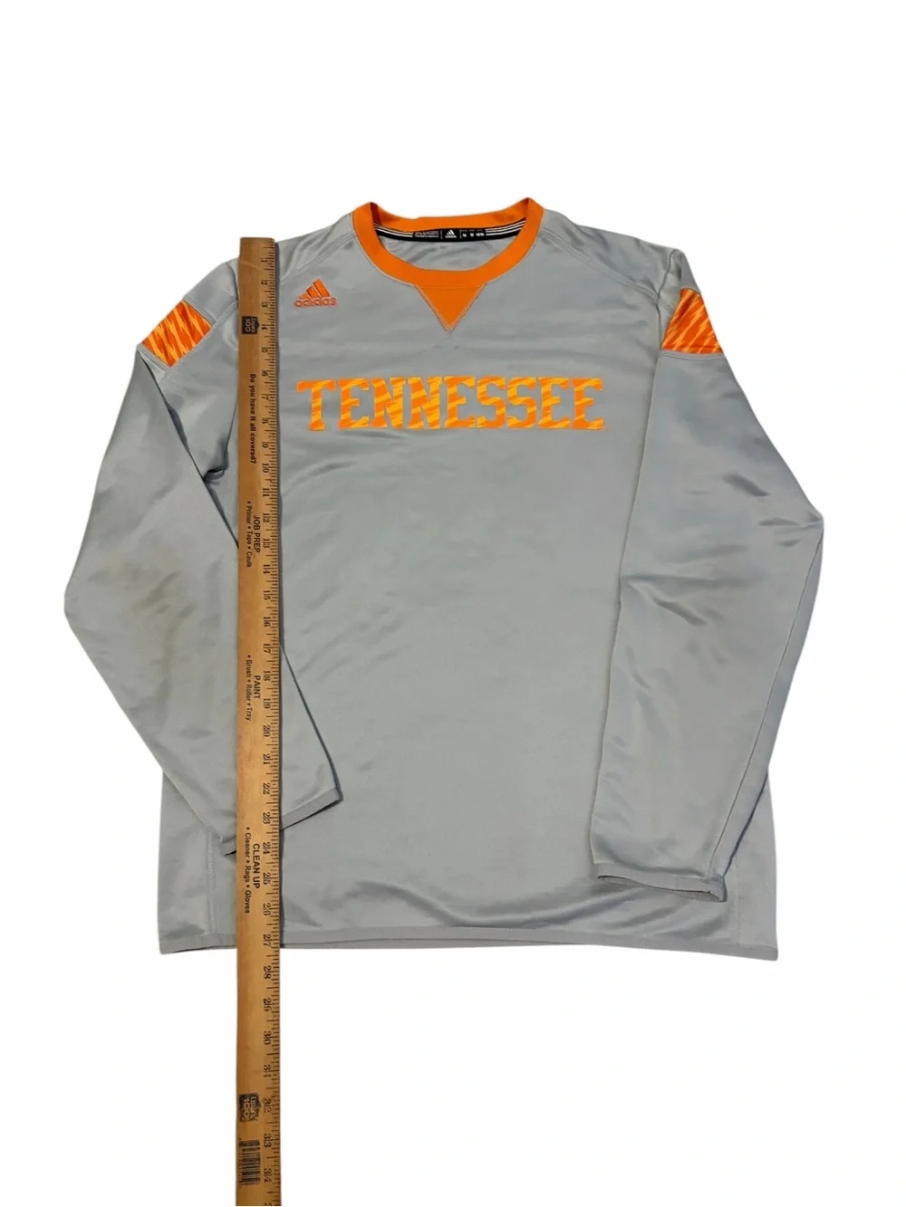 Adidas Tennessee Volunteers Long Sleeve Shirt Men’s Medium Gray Orange College